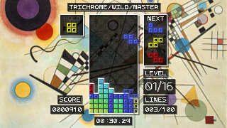 A screenshot of TETRACHROMA